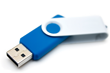 pictograma de pendrive abierto azul pictograma de pendrive abierto azul