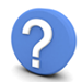 pictograma interrogacion azul
